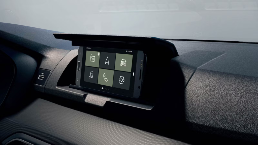 Intérieur de la Dacia Sandero