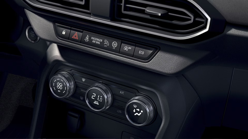 Intérieur de la Dacia Sandero