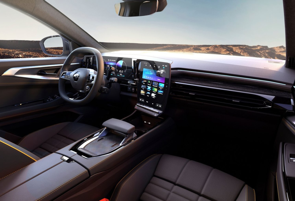 Intérieur de la Renault Austral E-Tech Full Hybrid
