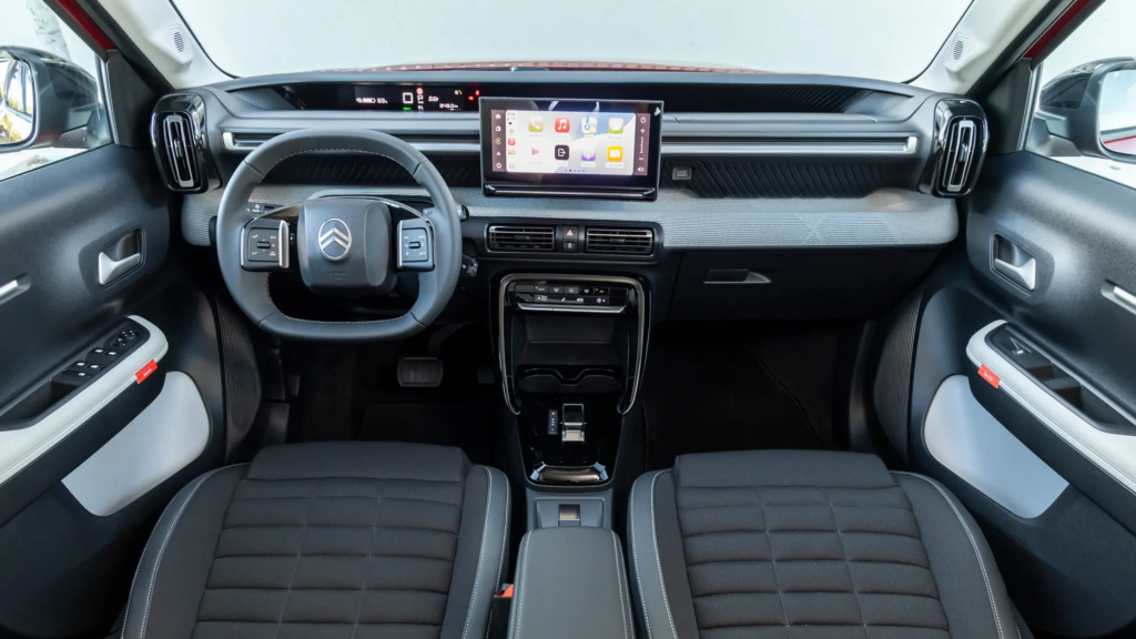 Intérieur de Citroën ë-C3 Aircross