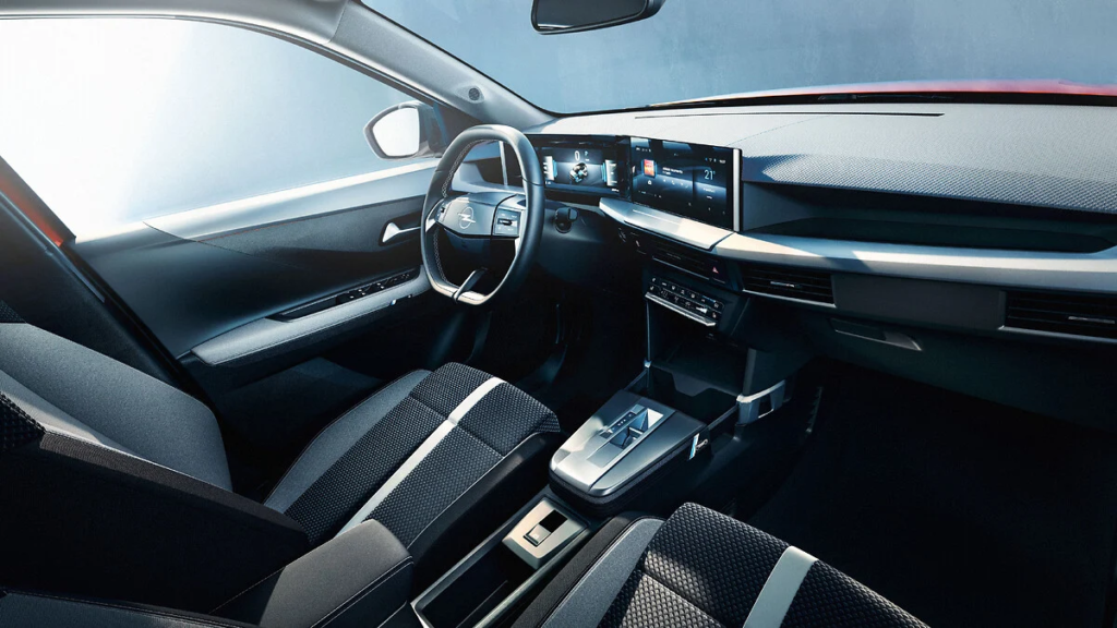 Intérieur de l'Opel Frontera électrique