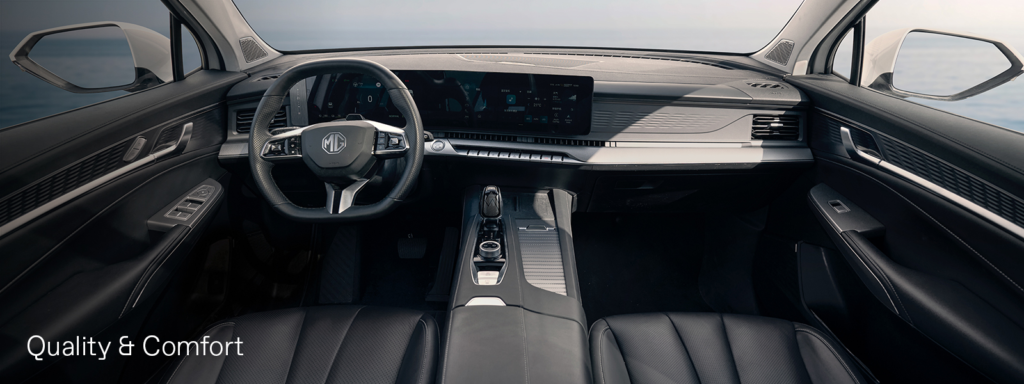 Intérieur du MG MGS9 PHEV