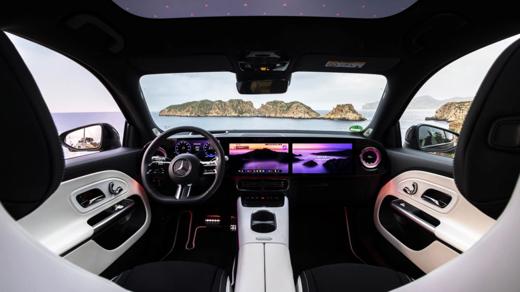 Intérieur de Mercedes GLB électrique