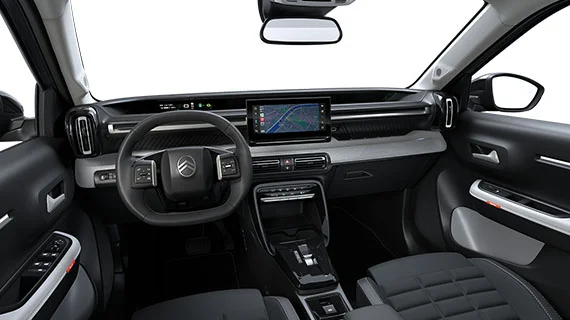 Intérieur de Citroën ë-C3 Aircross