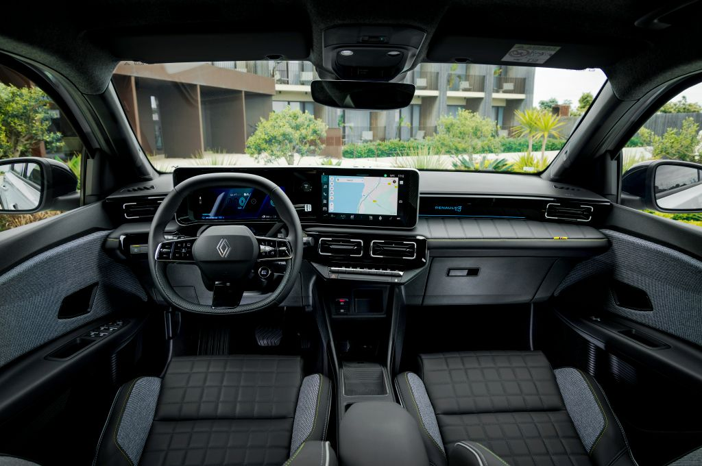 Intérieur de la Renault 4 E-Tech
