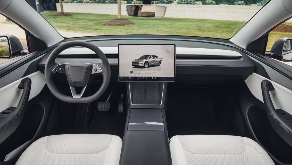 Intérieur de la Tesla Model Y