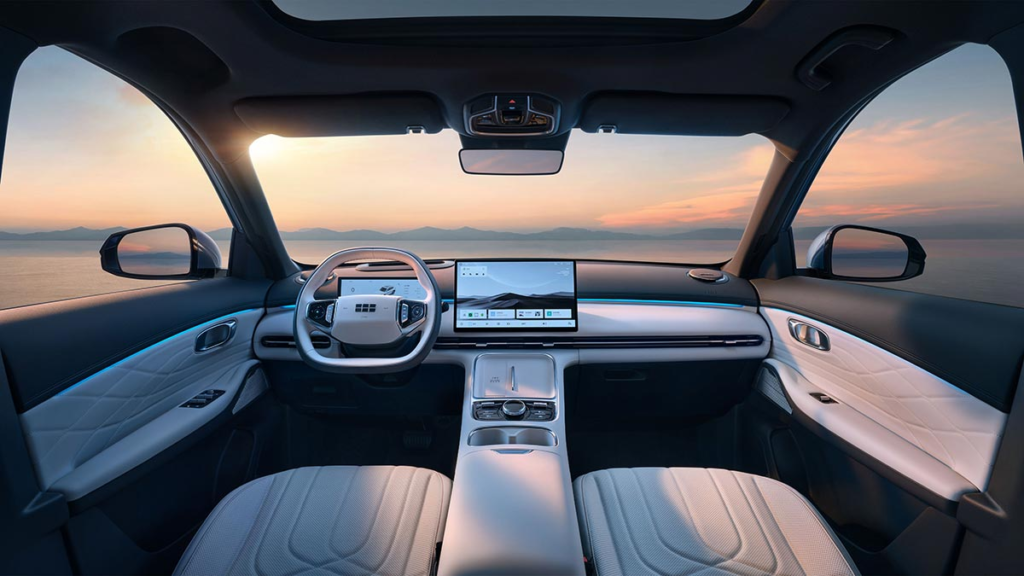 Intérieur du Geely Starray EM-i