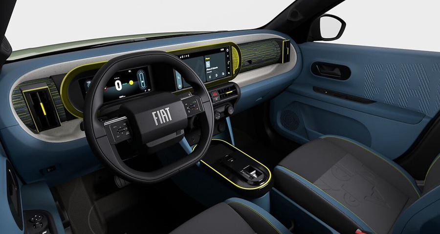 Intérieur de la Fiat Grande Panda