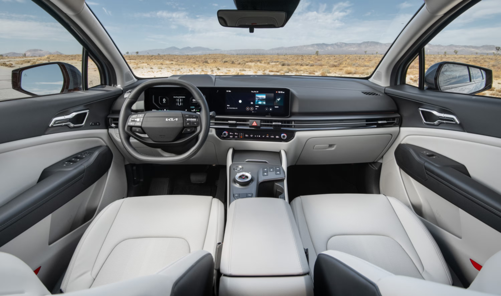 Intérieur du Kia Sportage Hybride