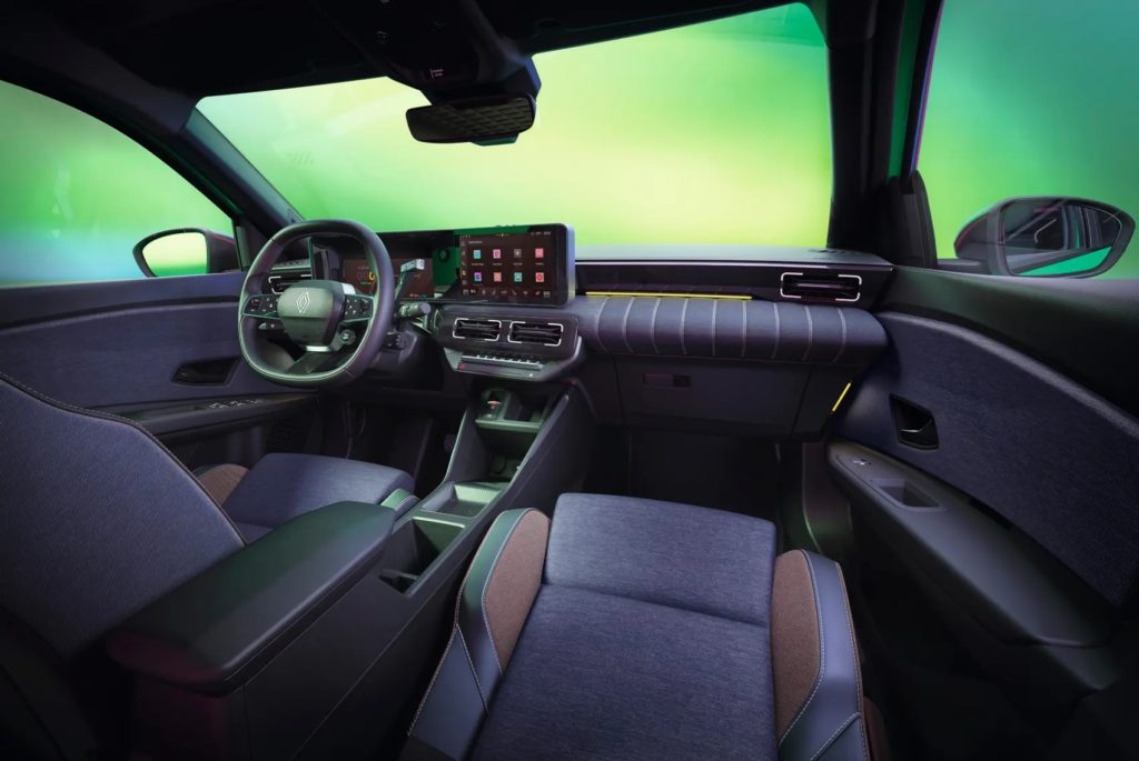 Intérieur de la Renault 5 E-Tech