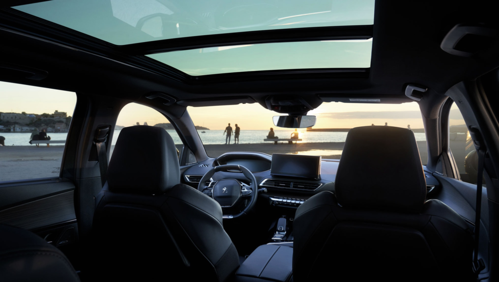 Intérieur de la Peugeot 5008