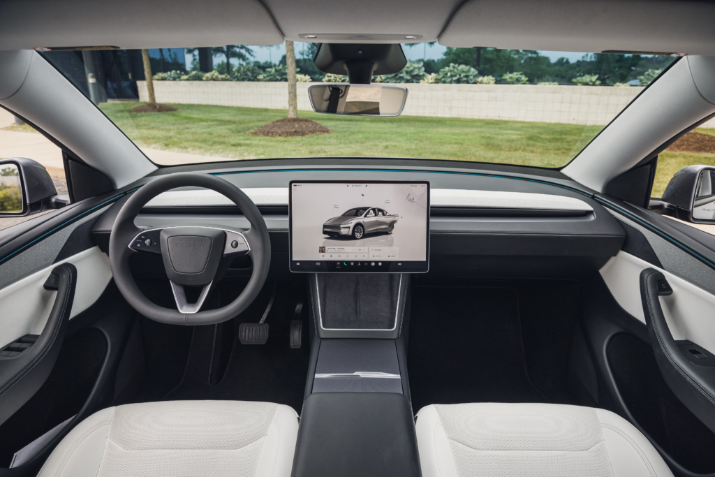 Intérieur de la Tesla Model Y 2026