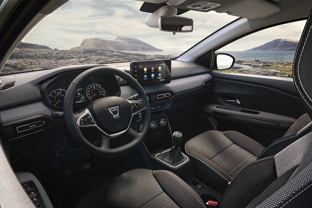 Intérieur du Dacia Jogger